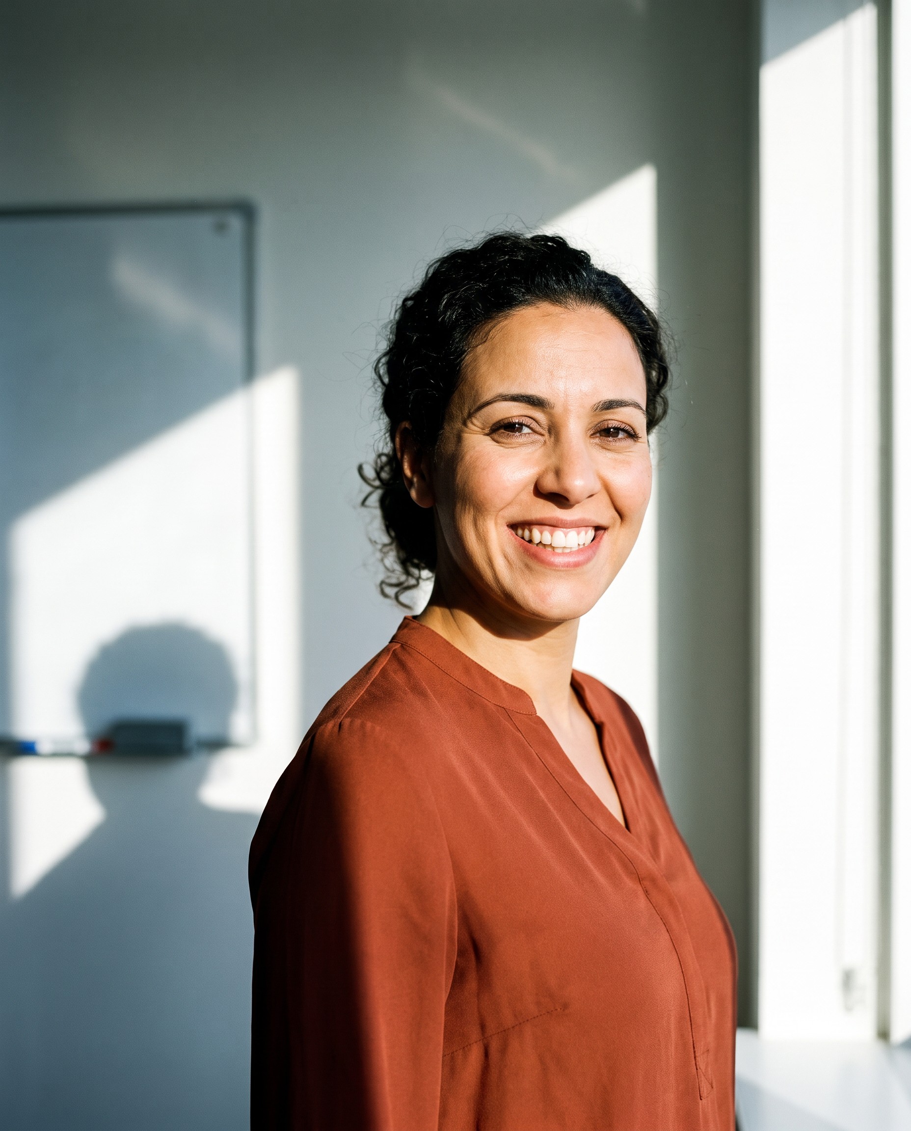 Portret van Fatima Benali